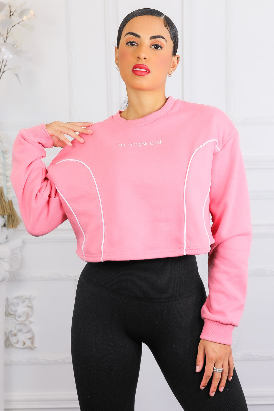 You Glow Girl Cropped Sweater