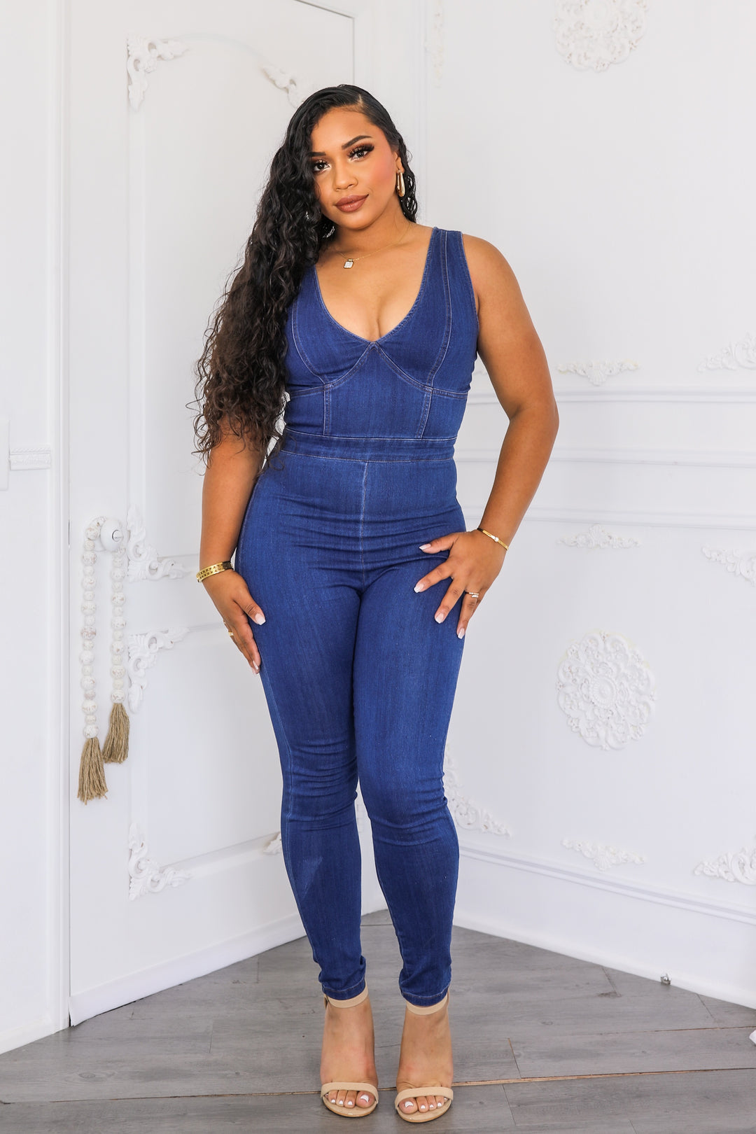 Denim on Denim Jumpsuit