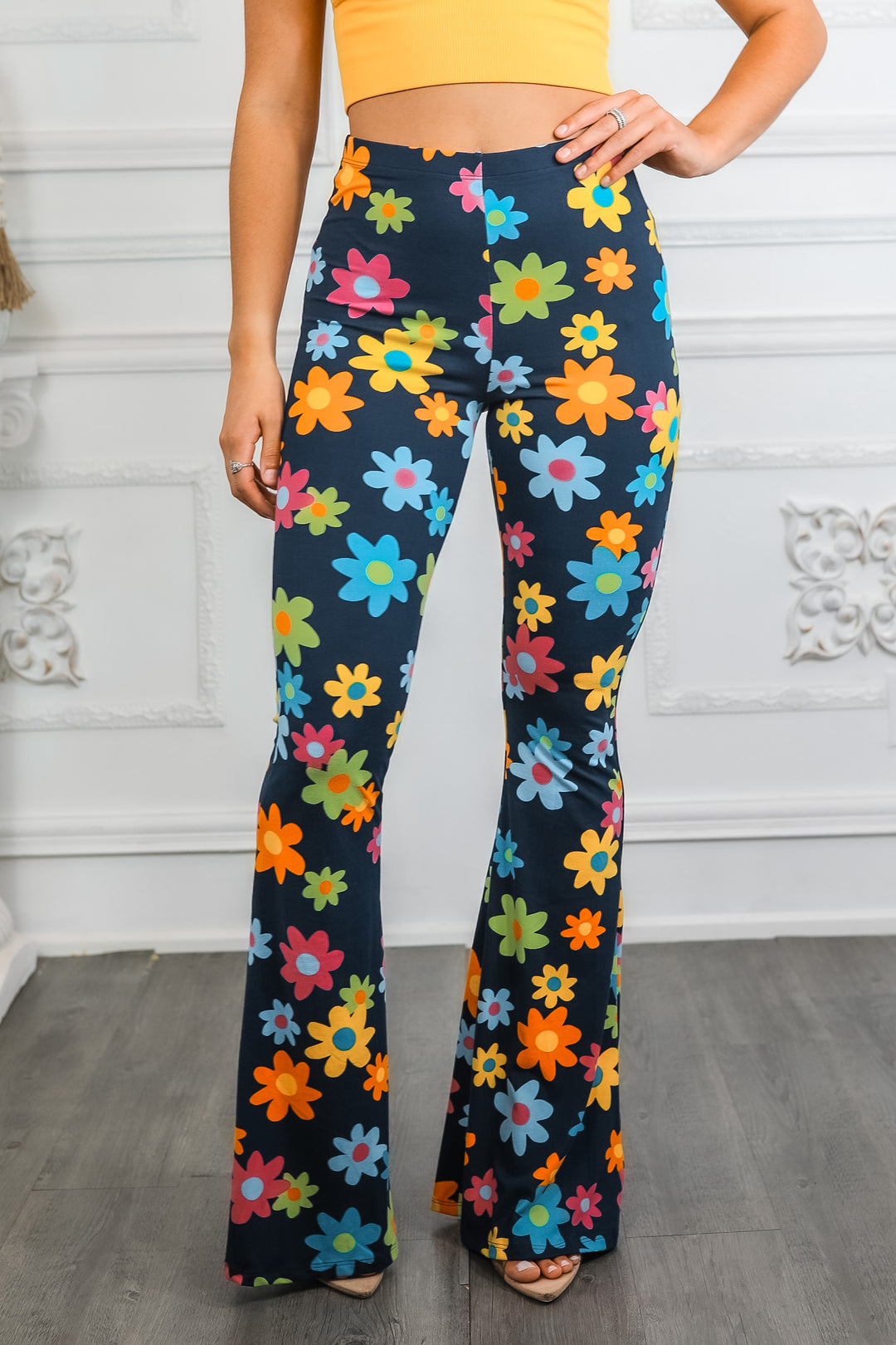 Floral Explosion Bell Bottoms