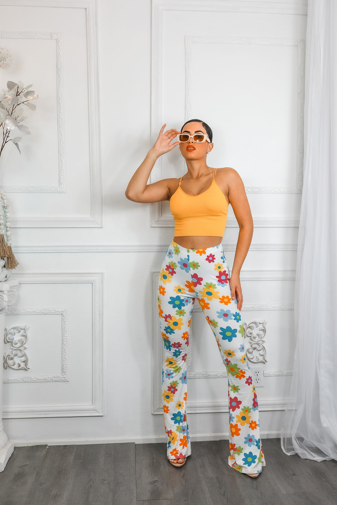 Floral Explosion Bell Bottoms