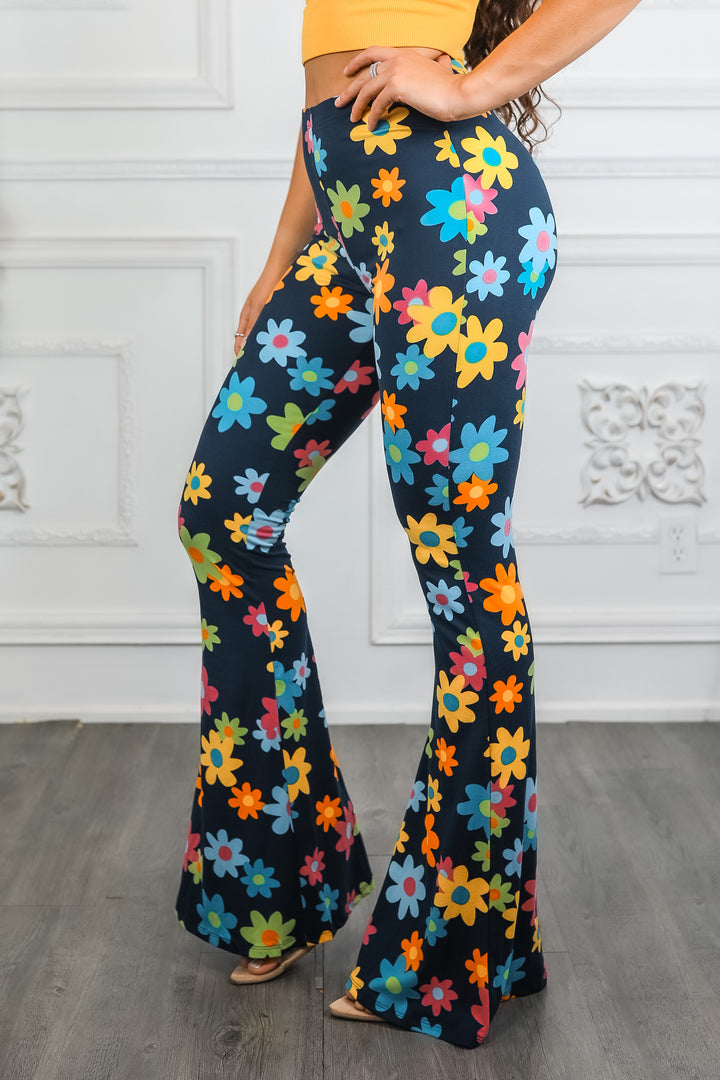 Floral Explosion Bell Bottoms