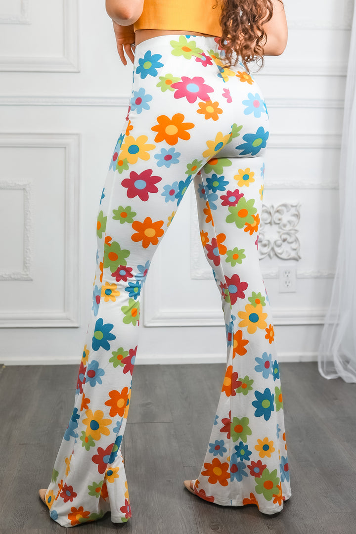 Floral Explosion Bell Bottoms