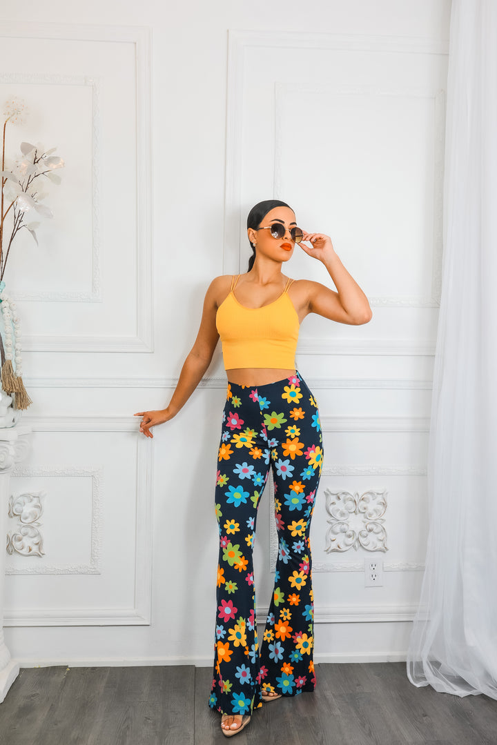 Floral Explosion Bell Bottoms