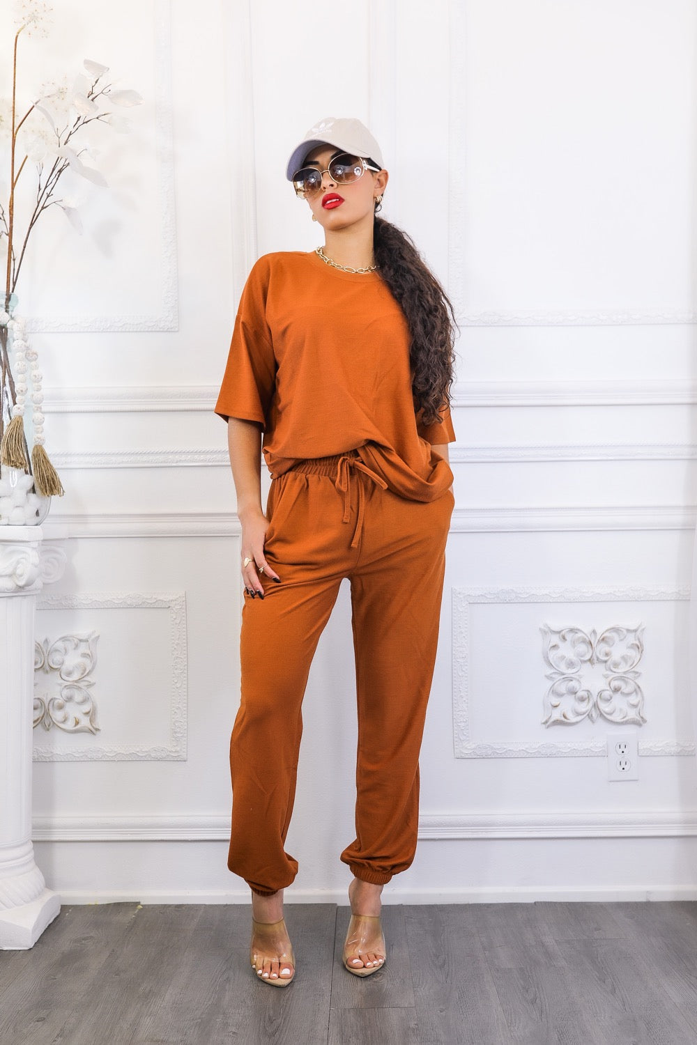 French Terry Jogger Pant Set